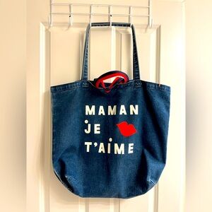 Denim bag large size